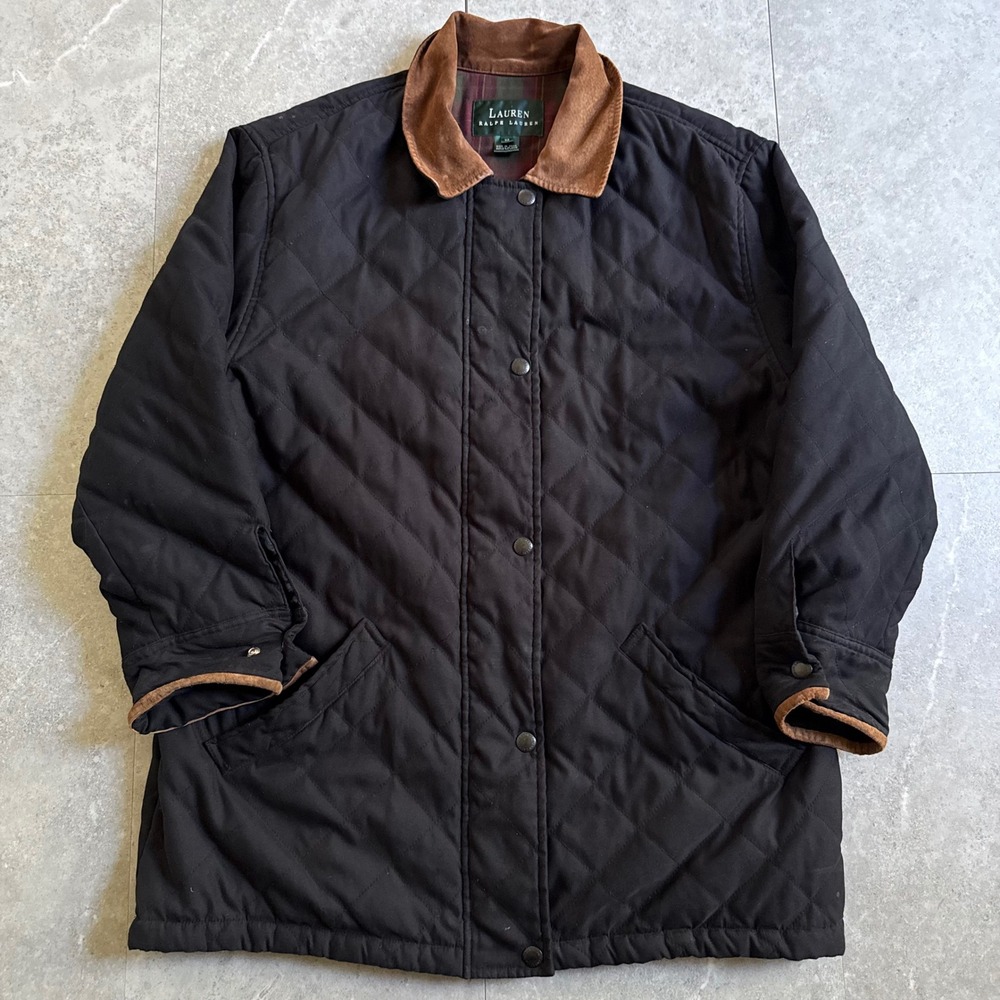 Vintage Lauren Ralph Lauren Quilted Barn Jacket Size 10
